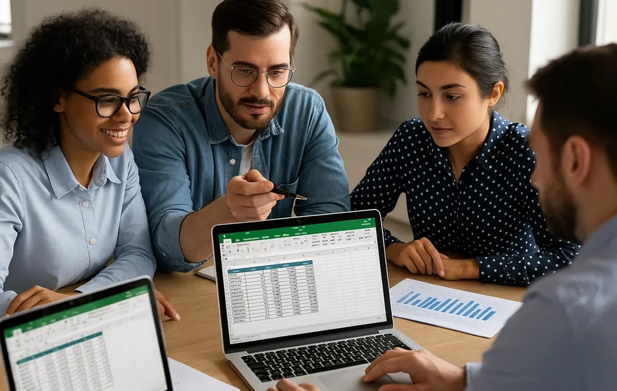 Excel age calculator staff-list exercise