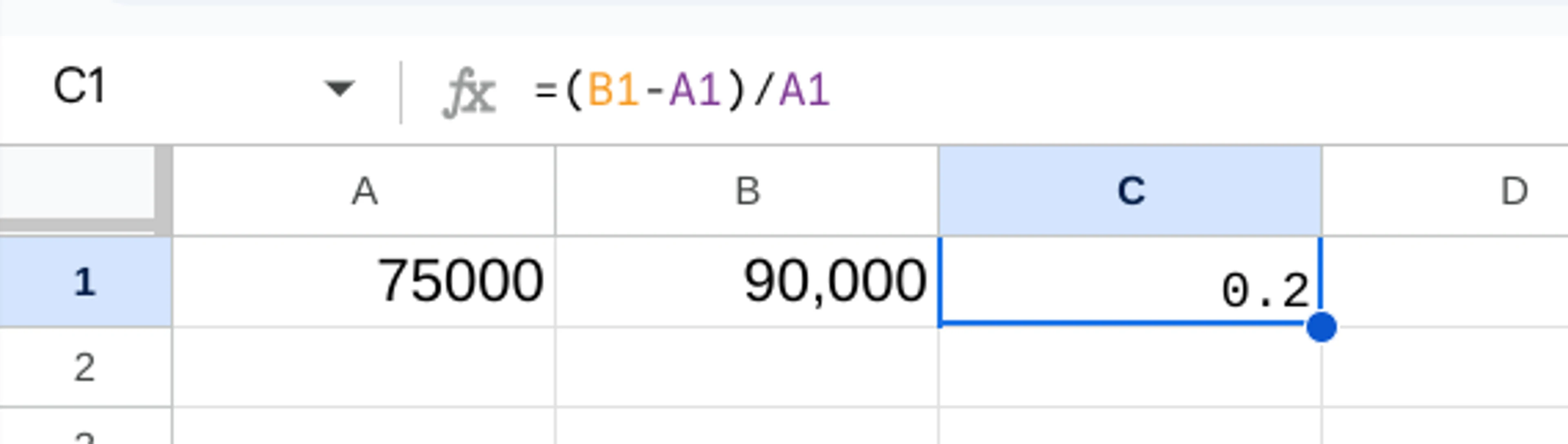 How to Calculate % Change in Excel