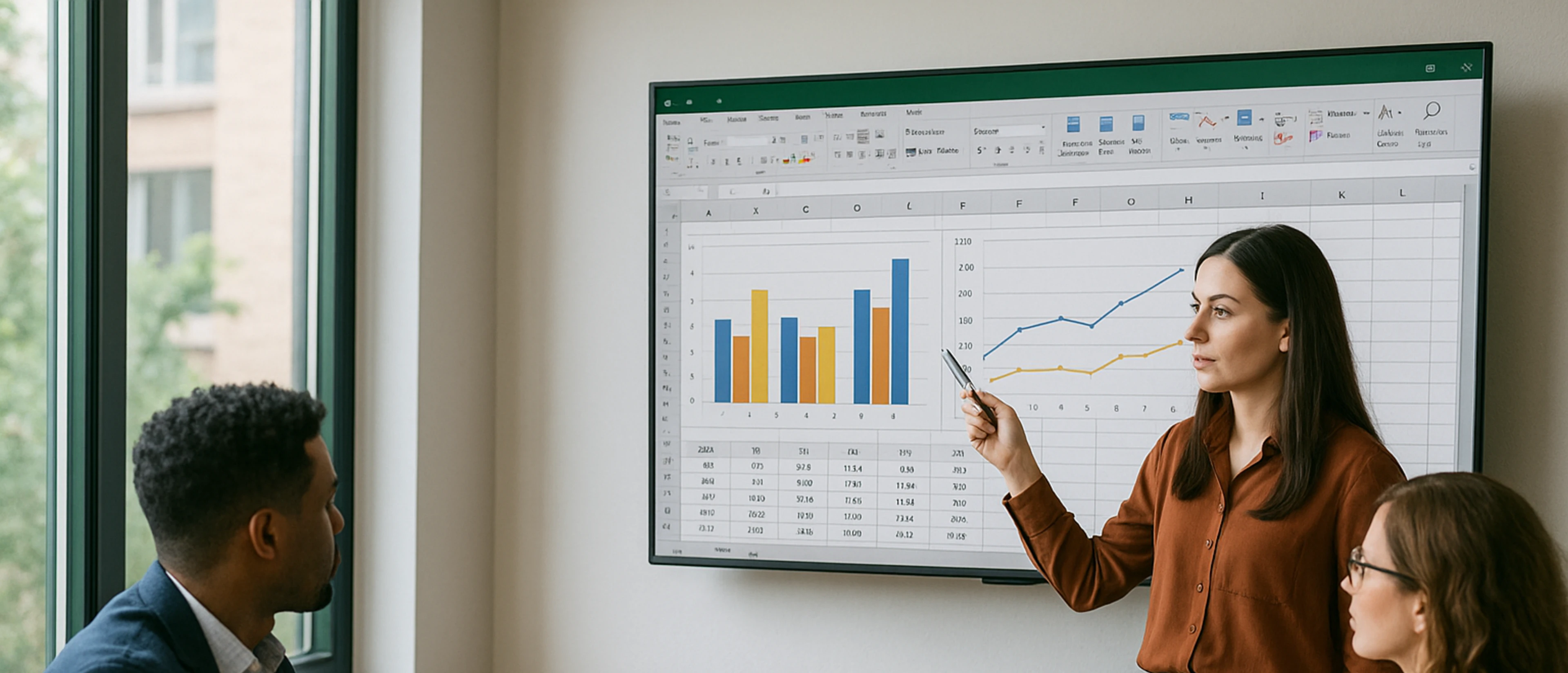 Calculate Variance Using Excel