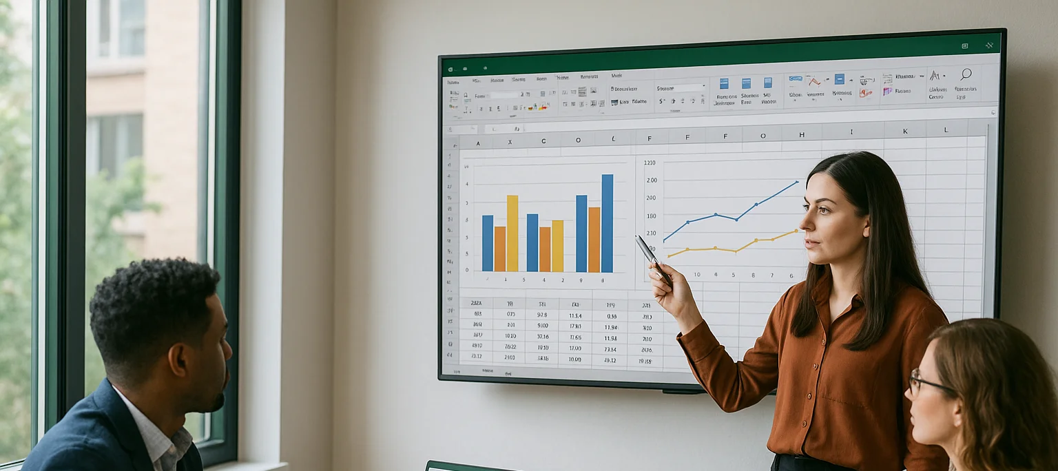 Calculate Variance Using Excel