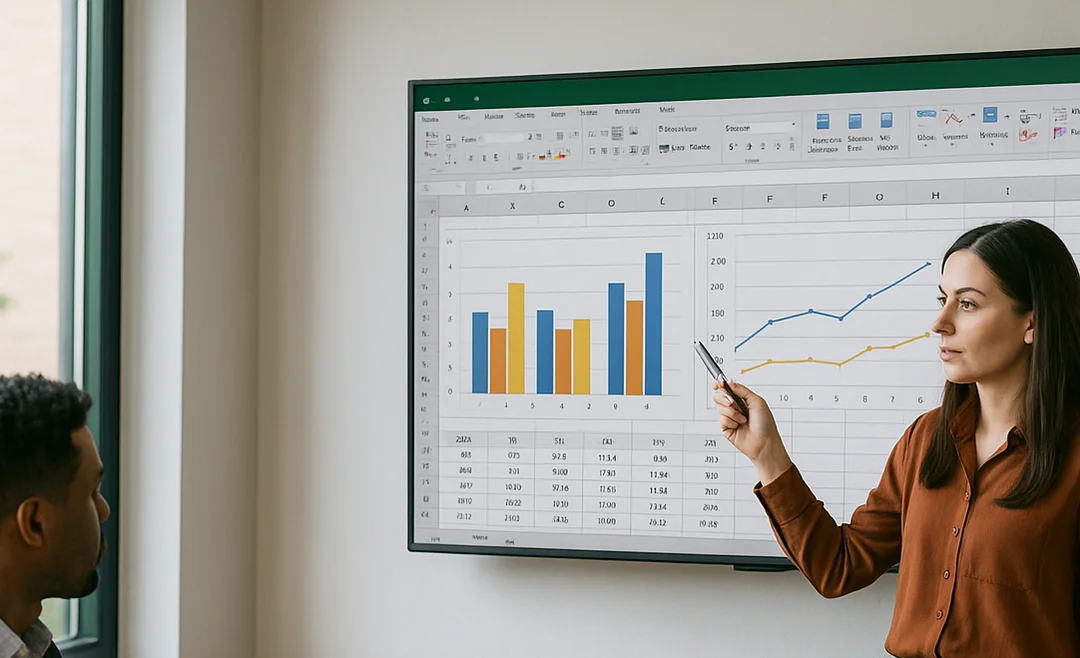 Calculate Variance Using Excel