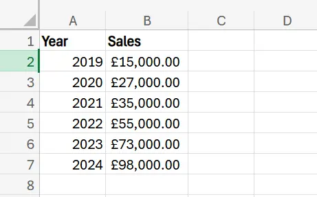 excel formula percent increase