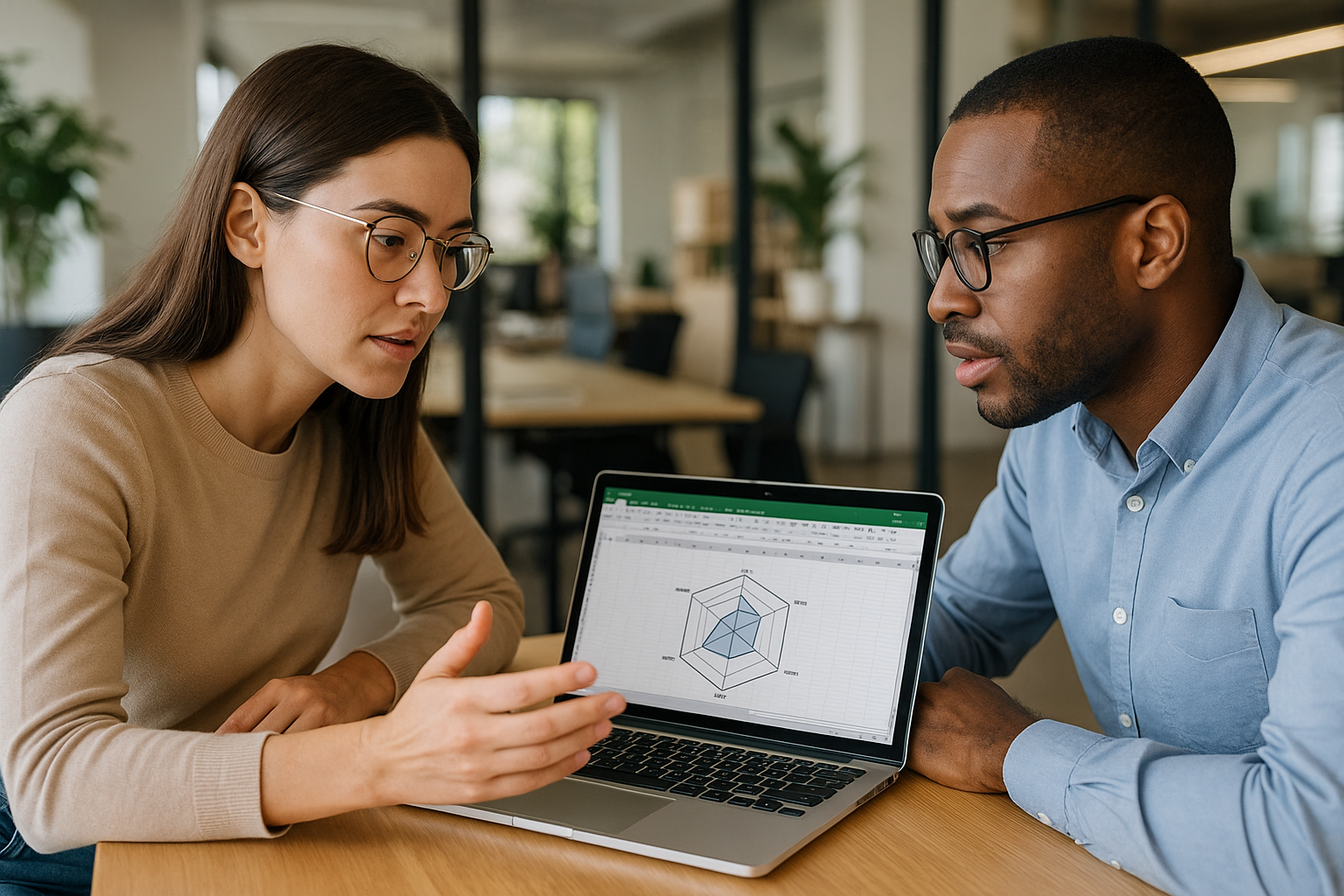 How to Create Spider Chart in Excel