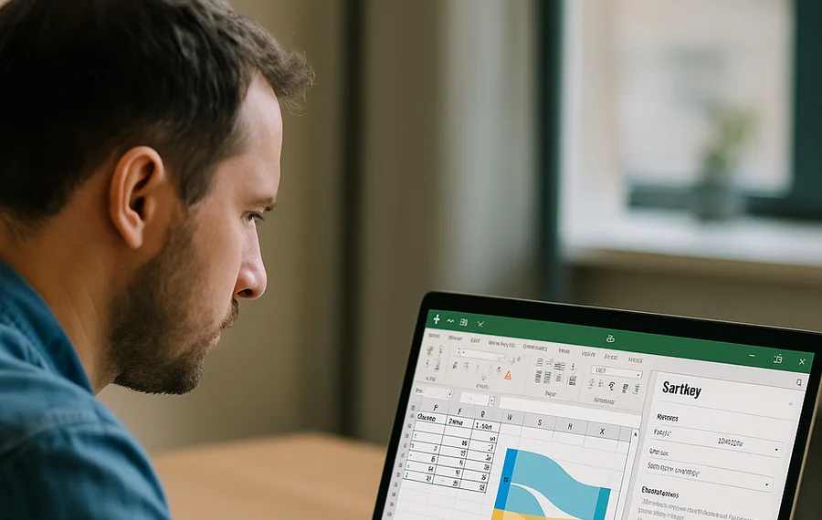 How to Implement Sankey in Excel