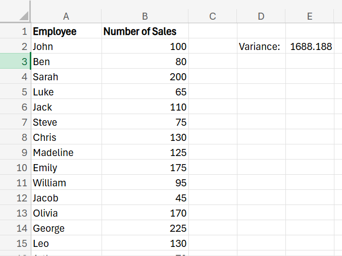 calulating_variance_exel