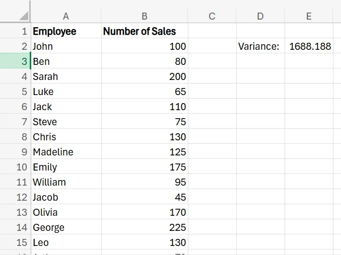 calulating_variance_exel