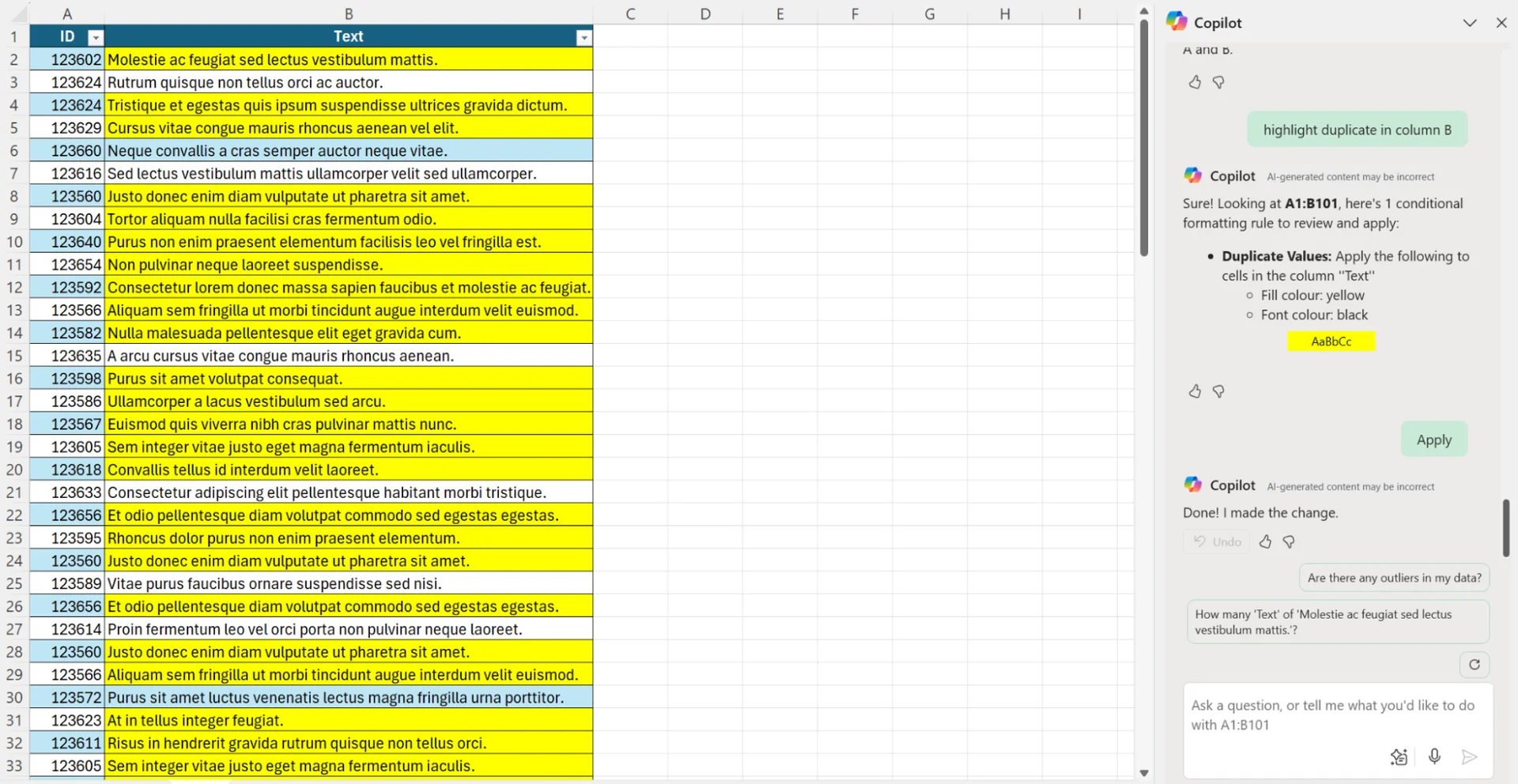 Microsoft Copilot Excel Productivity