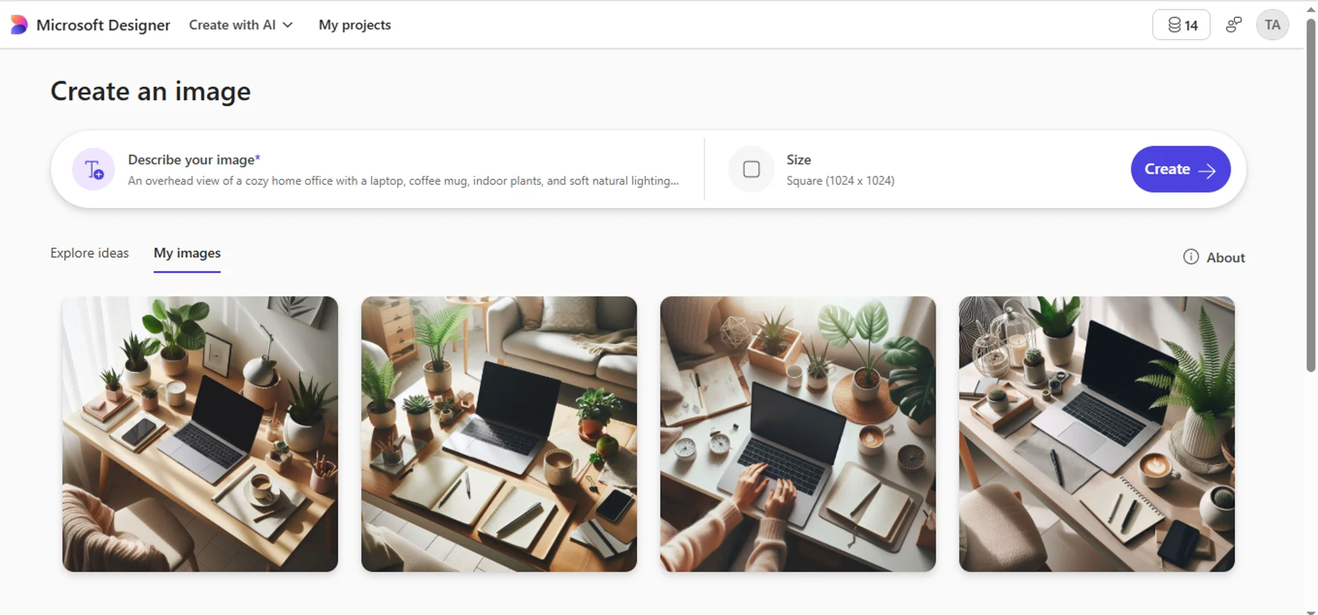 Generate Images with Copilot Visual Creator