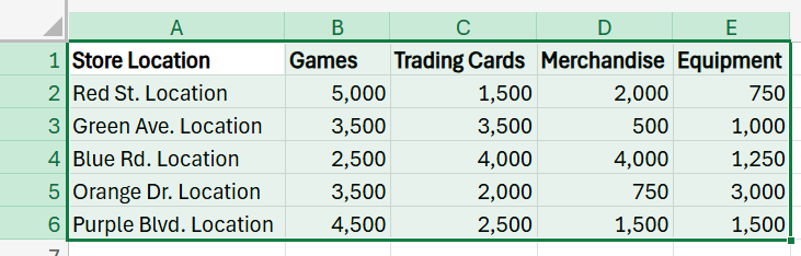 Stacked Bar Chart in Excel