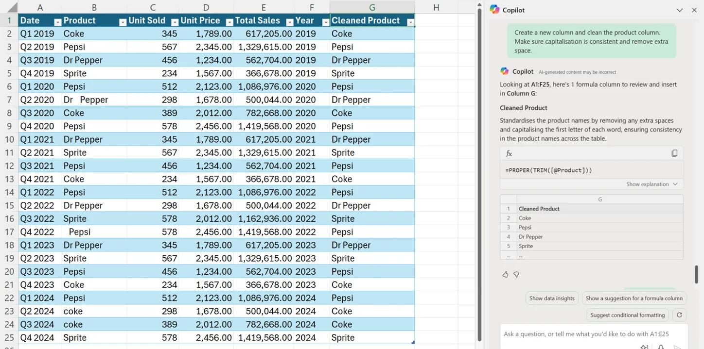 Microsoft Copilot Excel Productivity