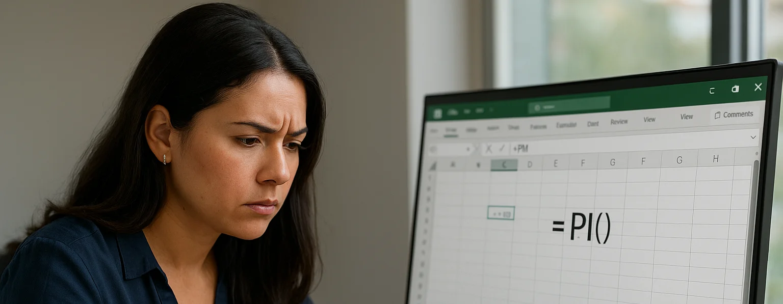 How to Use Pi in Excel