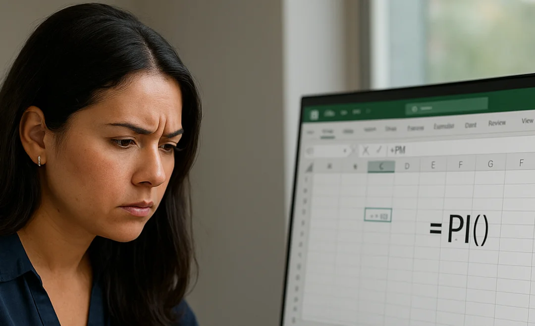 How to Use Pi in Excel