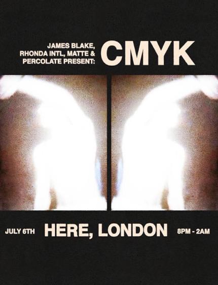 James Blake CMYK Event Poster