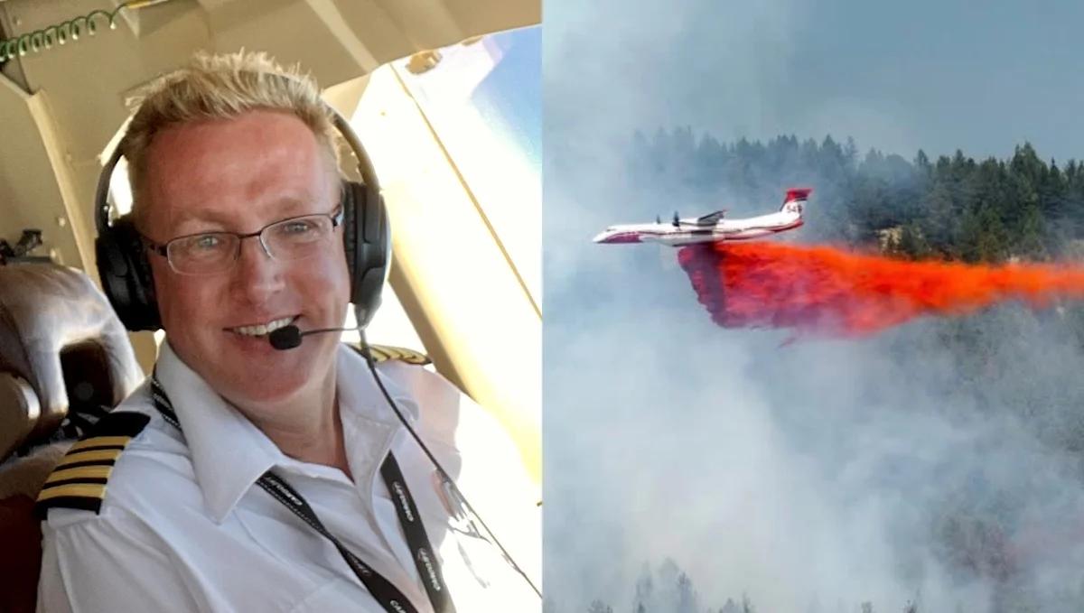 Flying into the flames to fight Canada's wildfires