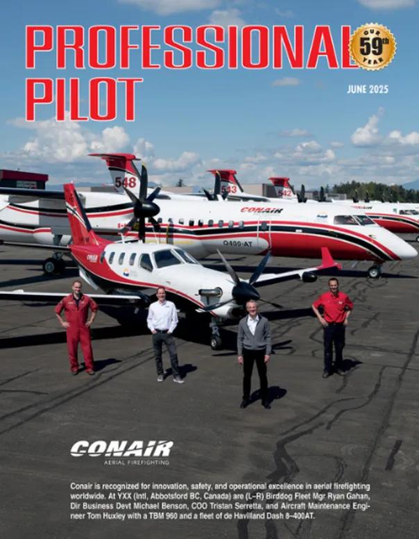 Profiled in Professional Pilot Magazine