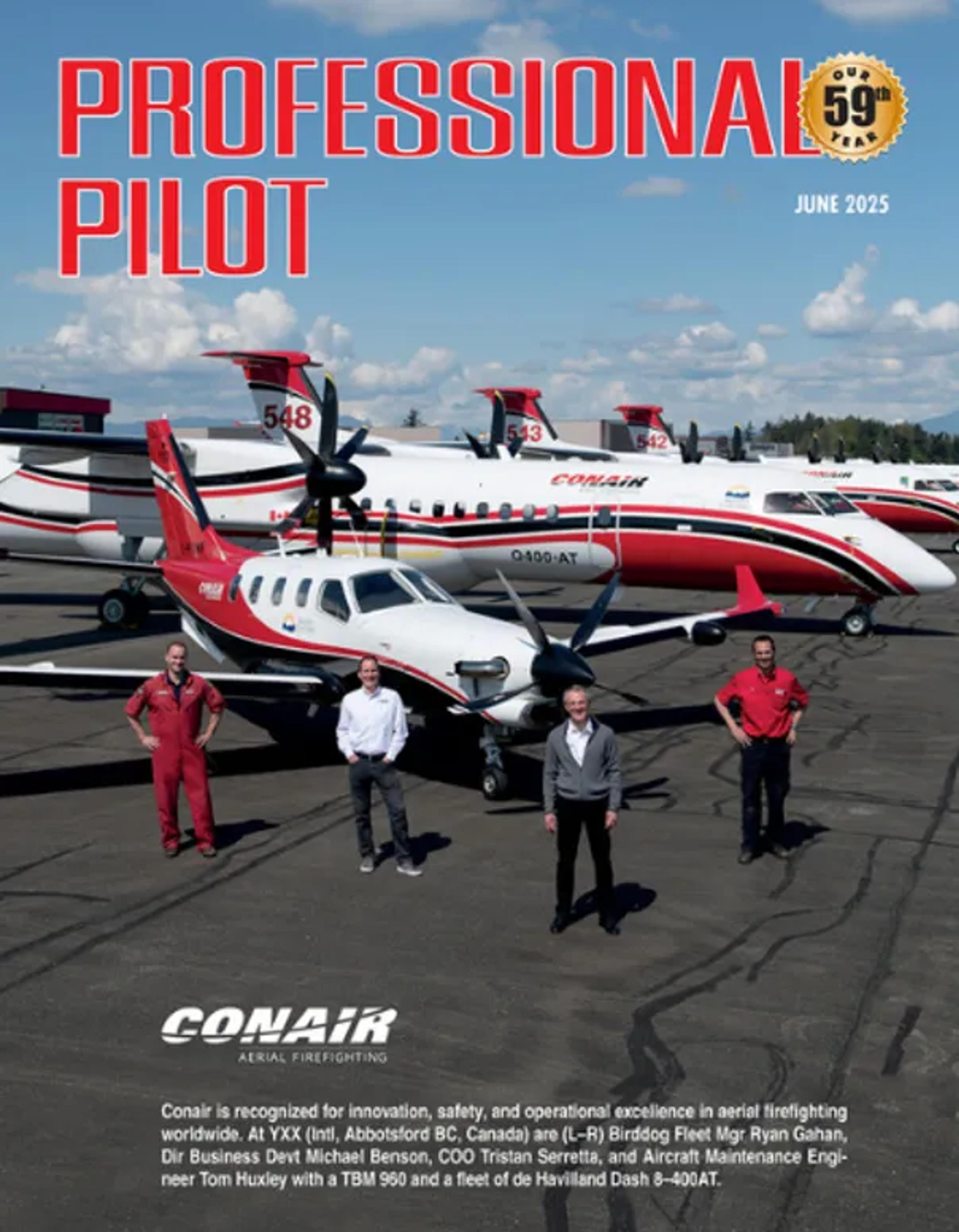 Profiled in Professional Pilot Magazine