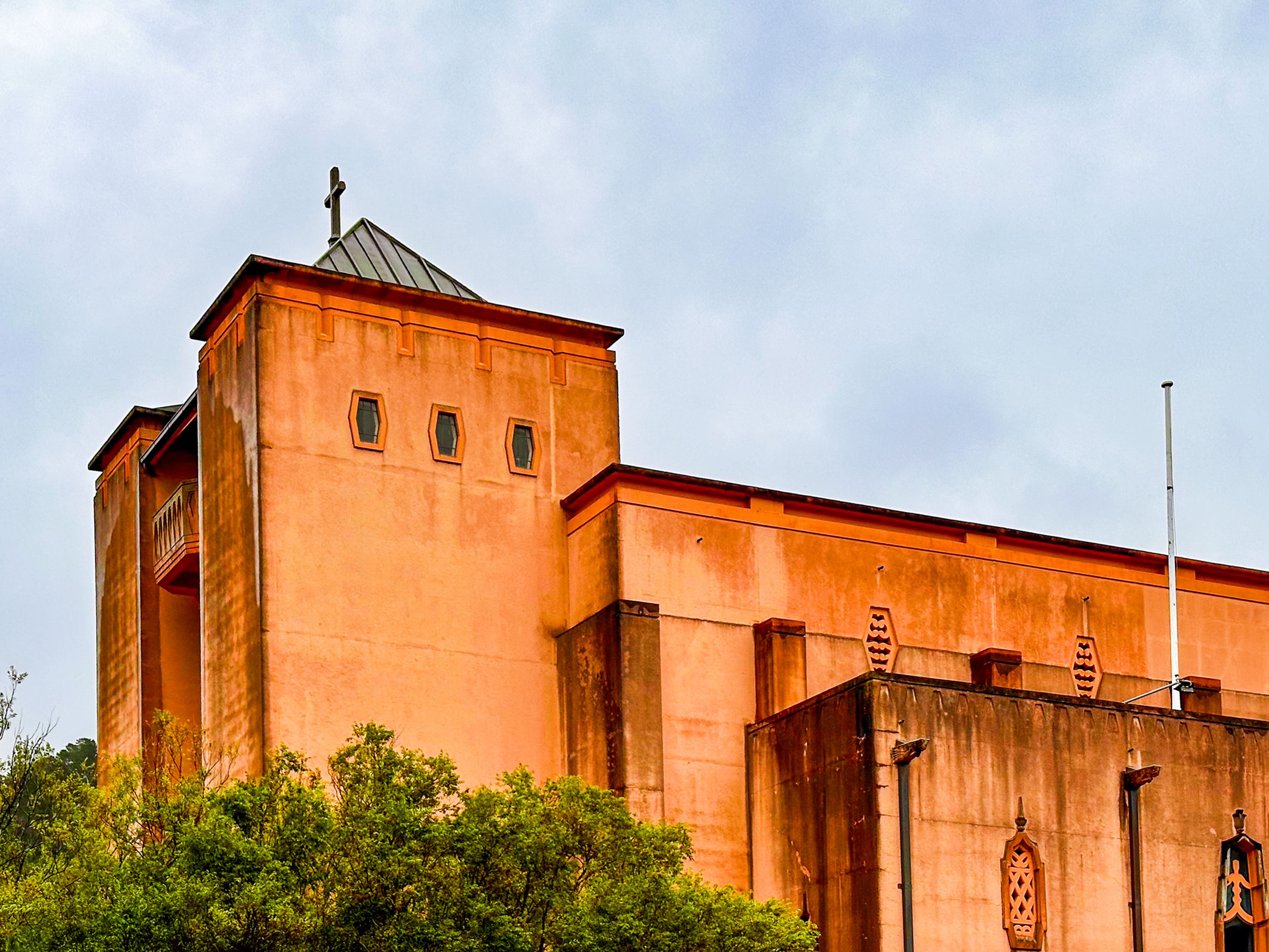 The near deco style of the Cathdral of St Pauls