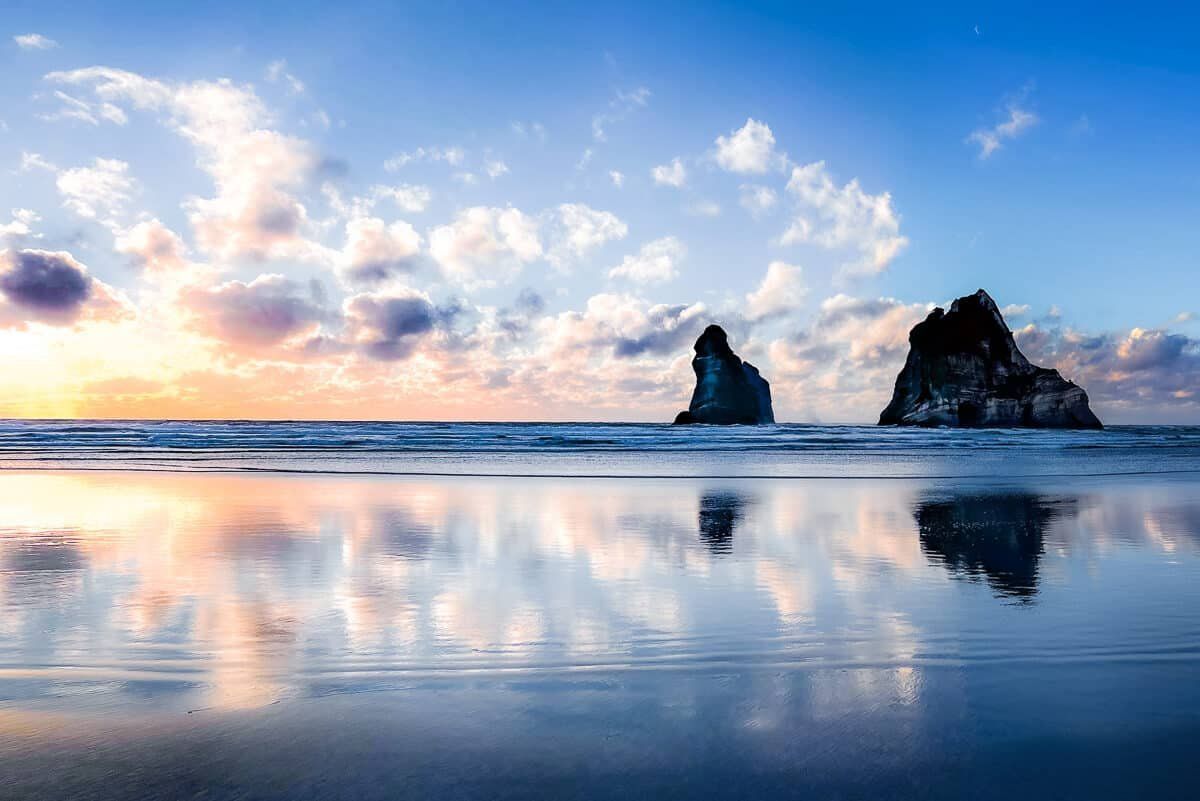 Beautiful Cape Farewell and Wharariki Beach
