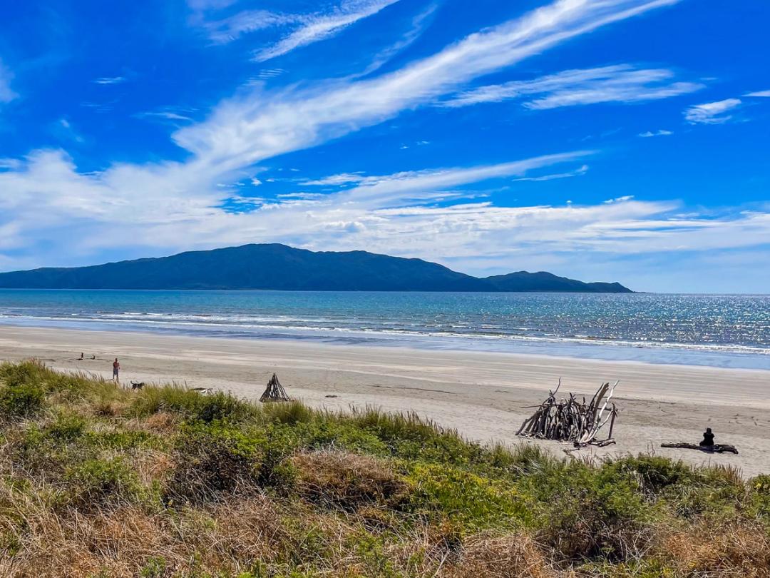 Waikanae Beach on the Kāpiti Coast