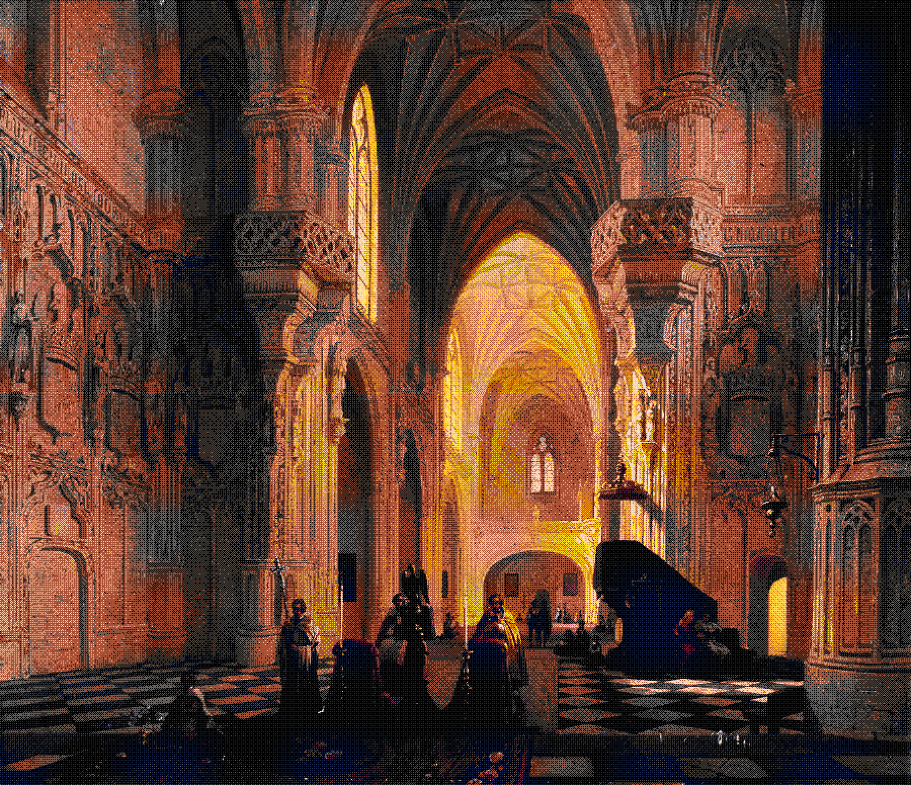 Interior of Saint John’s Church in Toledo (1861)