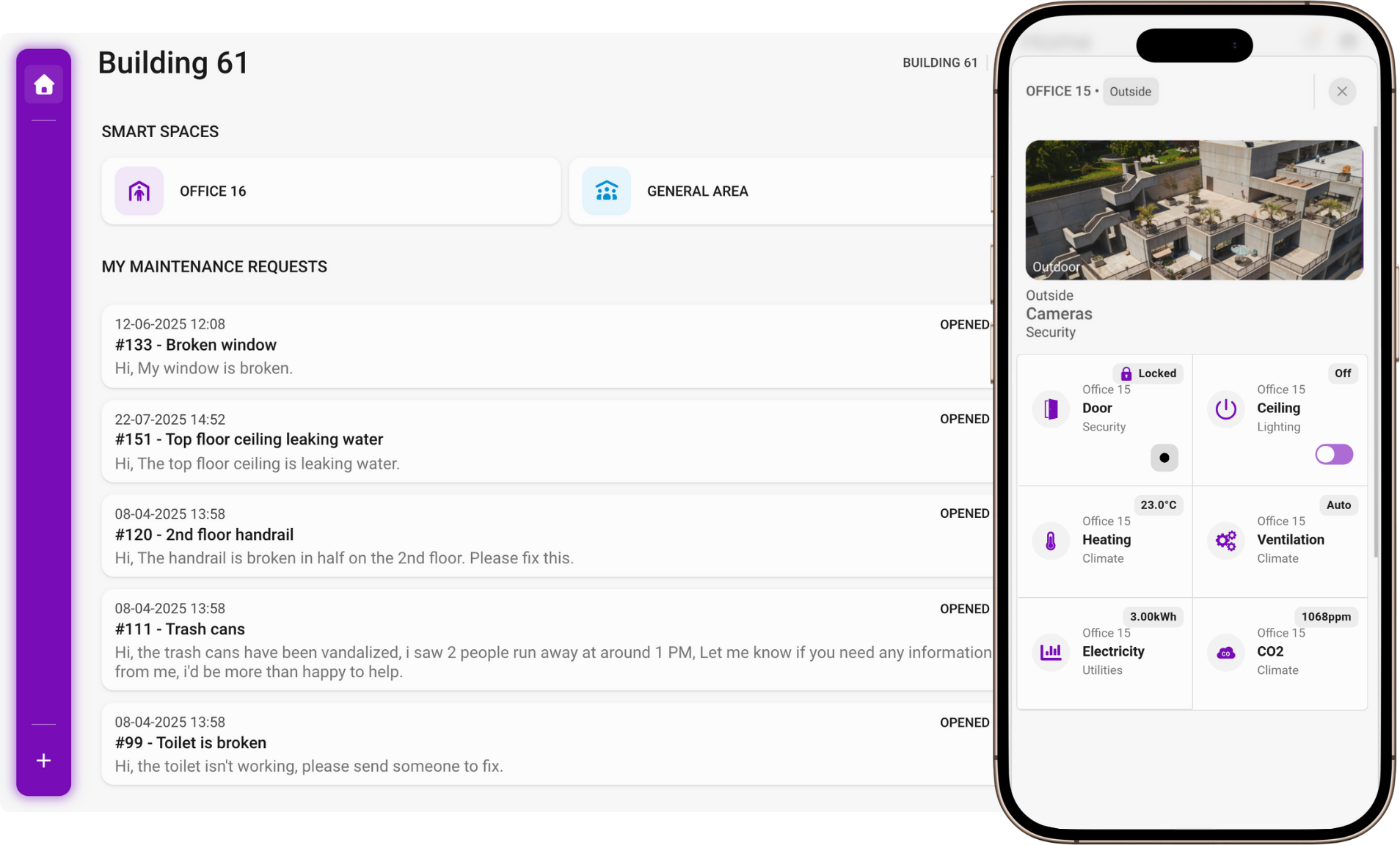 Delegate daily work to tenants through 24/7 self-service