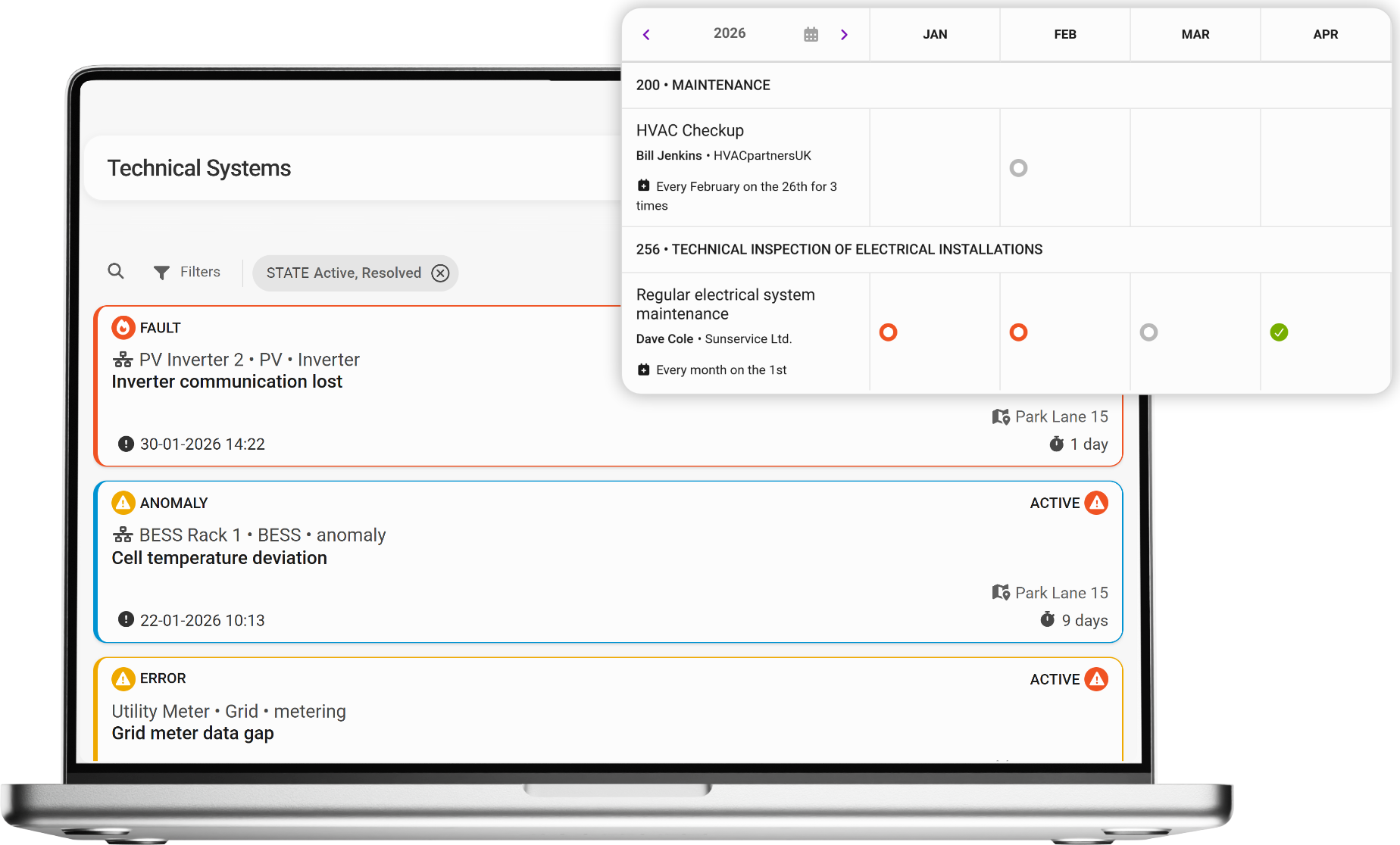 Predictive Maintenance & Smart Alarms
