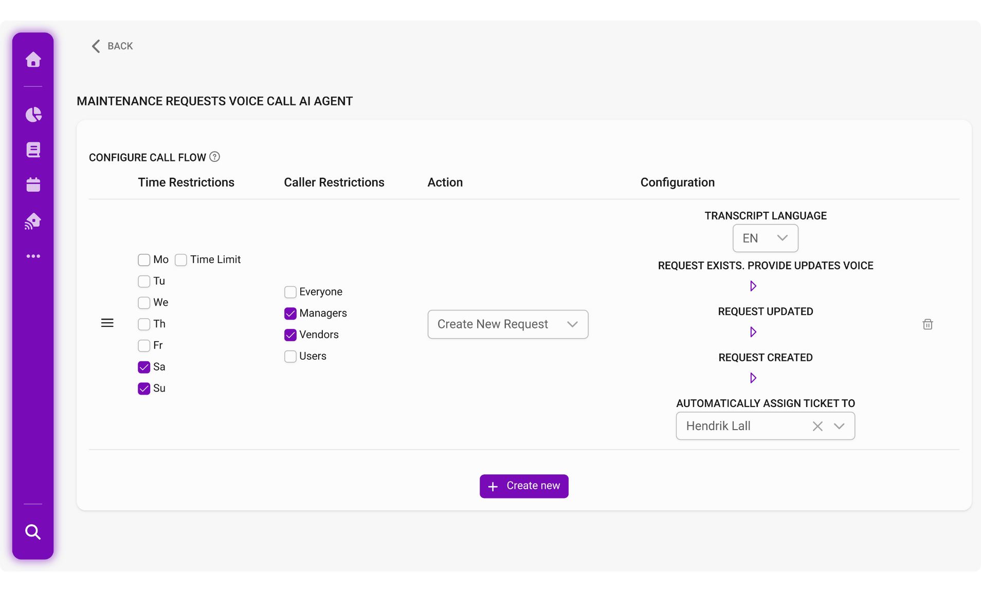 Voice AI agent (call automation)