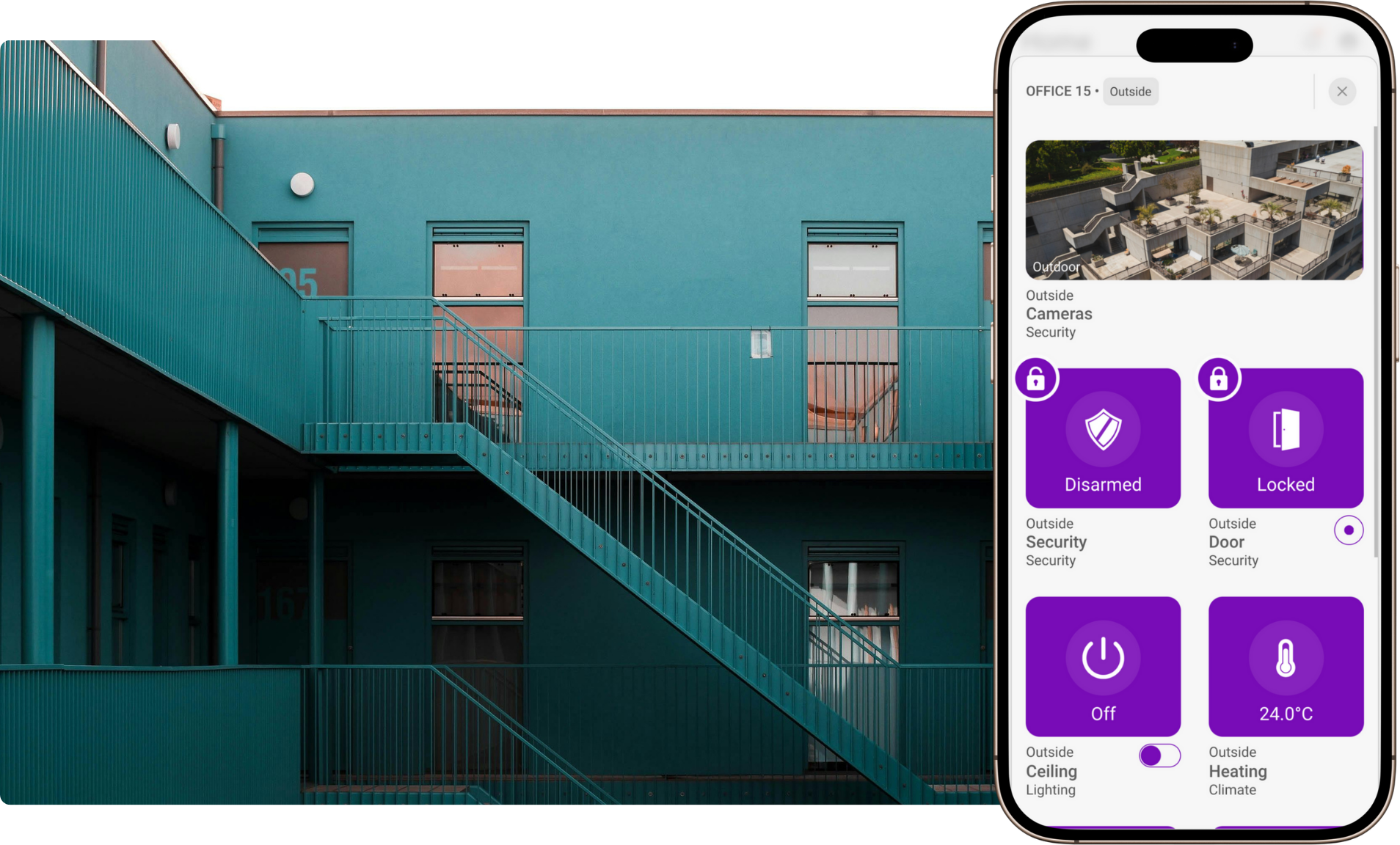 Keyless access for tenants and staff