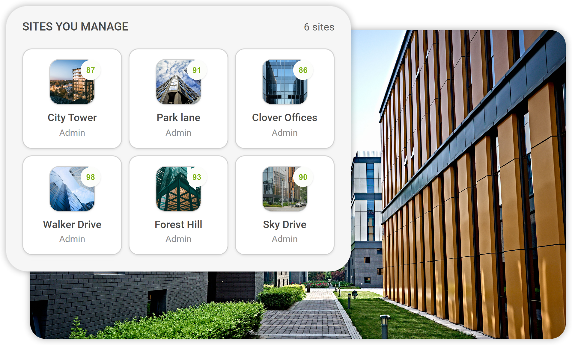 Ten Buildings, Ten Logins