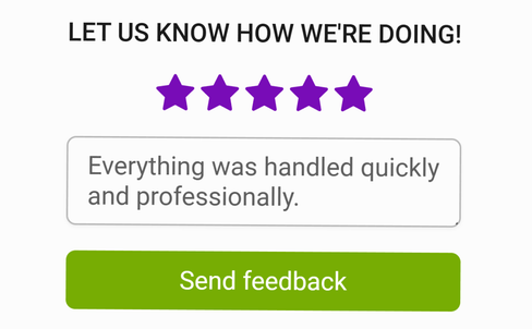 Fentrica Feedback Form