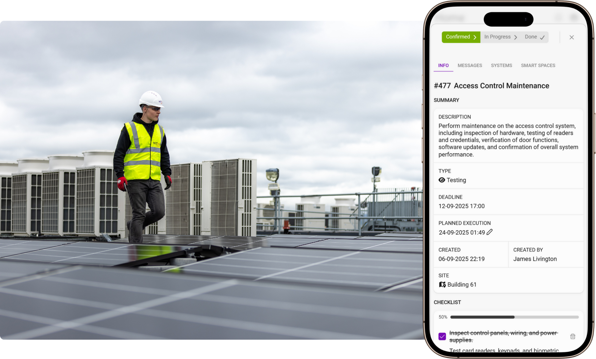 First-visit fixes when onsite