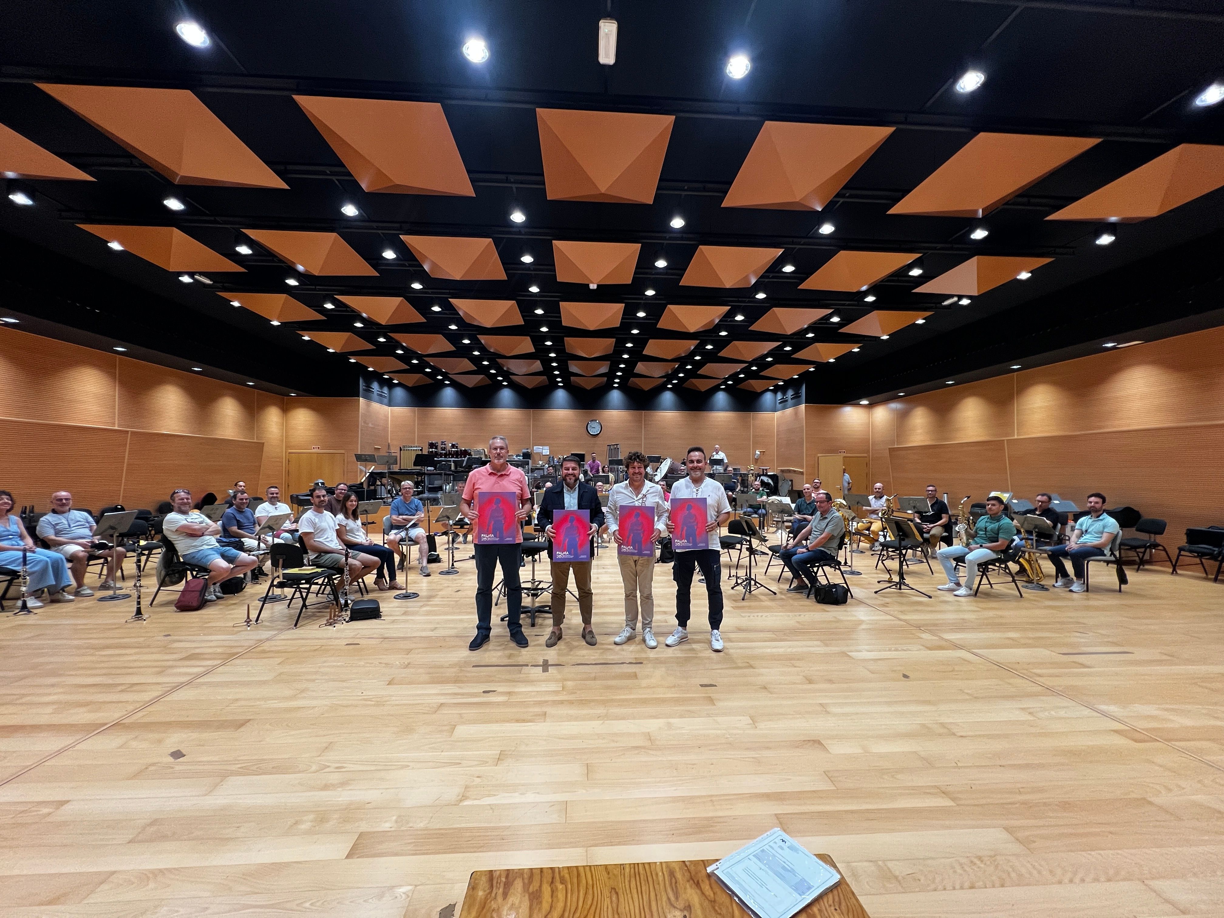 Palma 2031: La Banda Municipal graba obras de Bart Picqueur y compositores emergentes / Palma 2031: La Banda Municipal grava obres de Bart Picqueur i compositors emergents