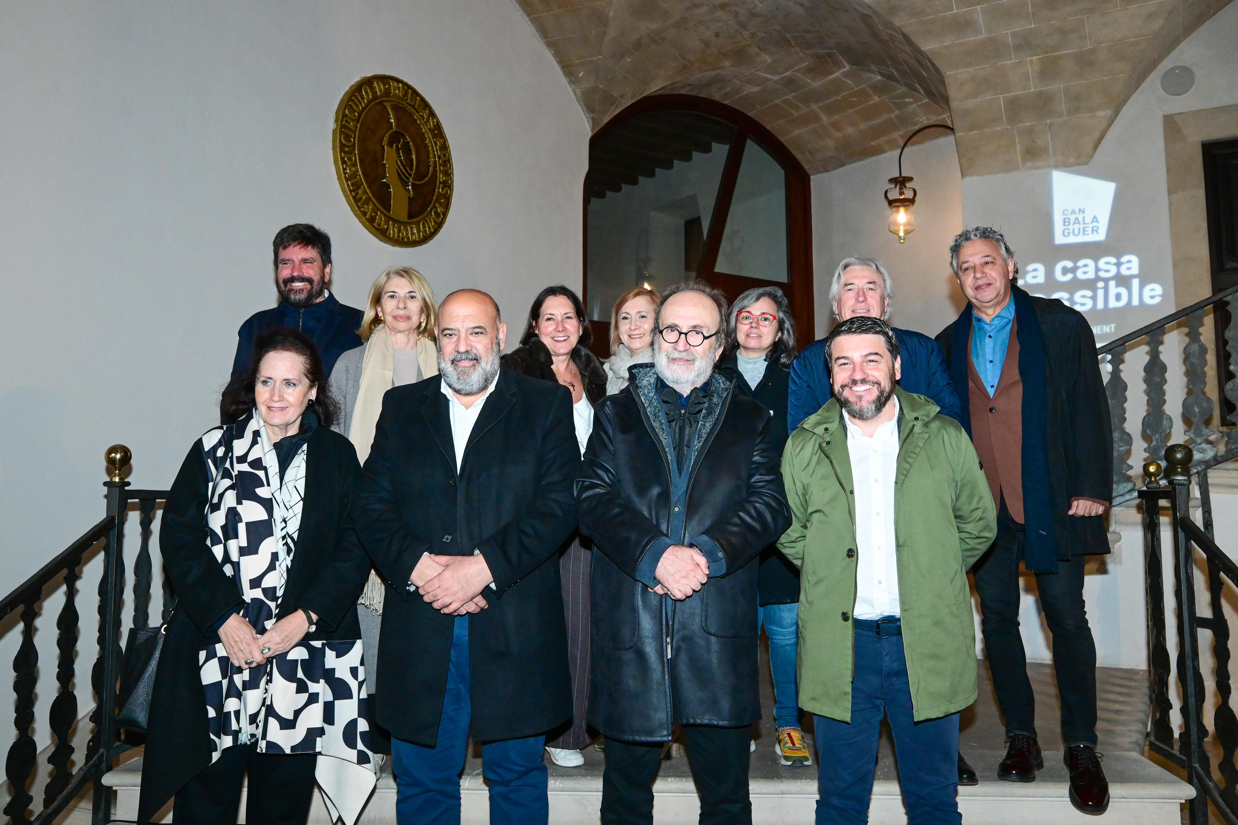 El Cercle de Belles Arts reafirma su apoyo a Palma 2031 en el acto de presentación de su emblema histórico / El Cercle de Belles Arts referma el seu suport a Palma 2031