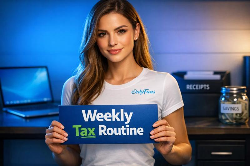 OnlyFans Taxes: Weekly Habit to Stay Organized