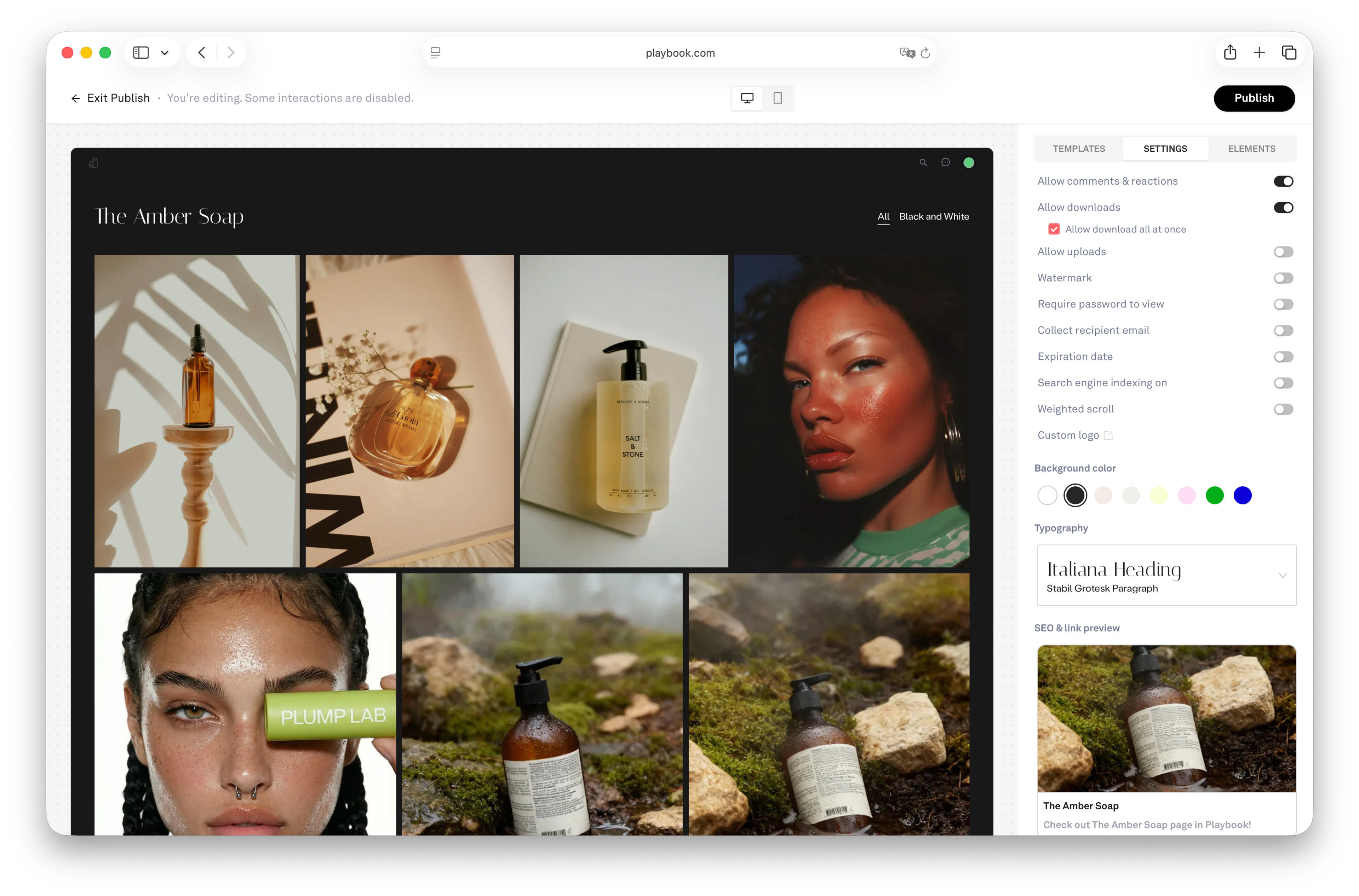 Publish editor 5