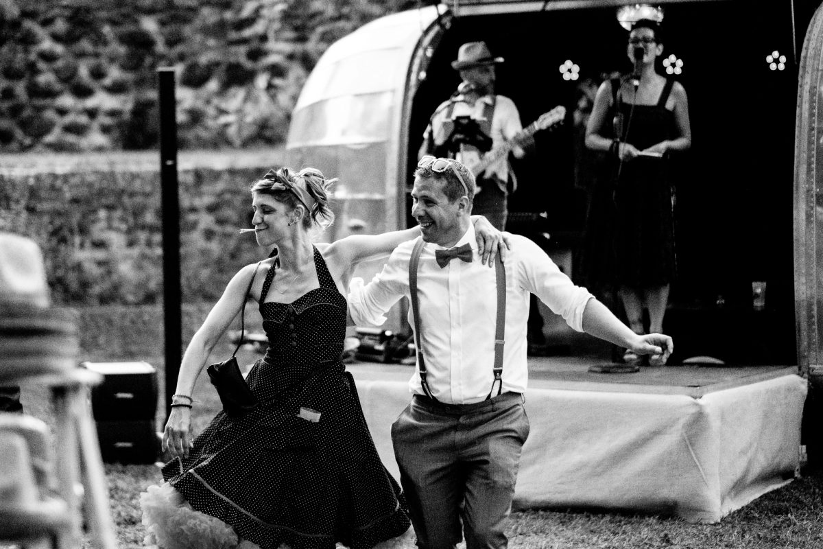 Caravane airstream - groupe de musique - scene mobile
