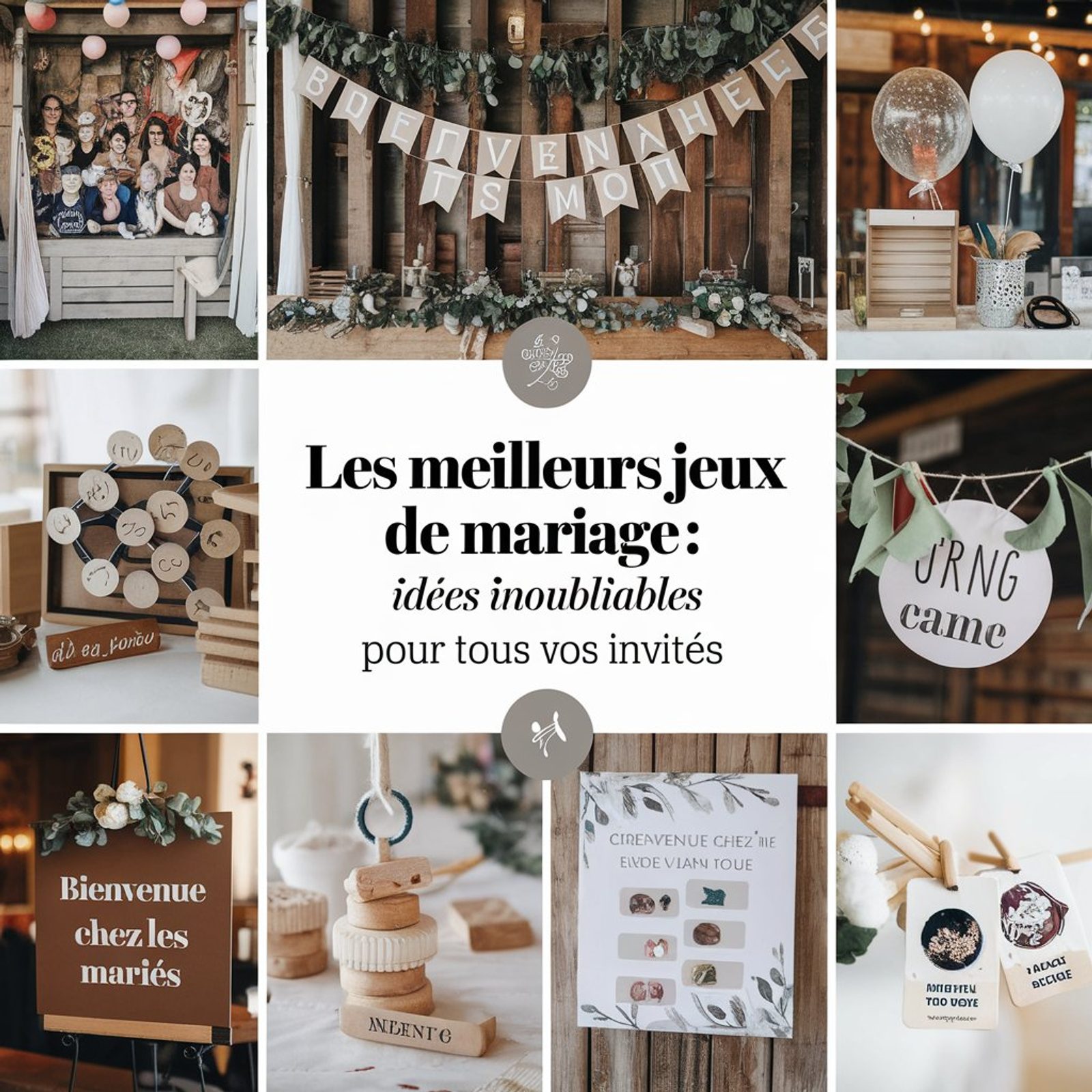 jeux de mariage fun – idées d’animations originales – Love & Live