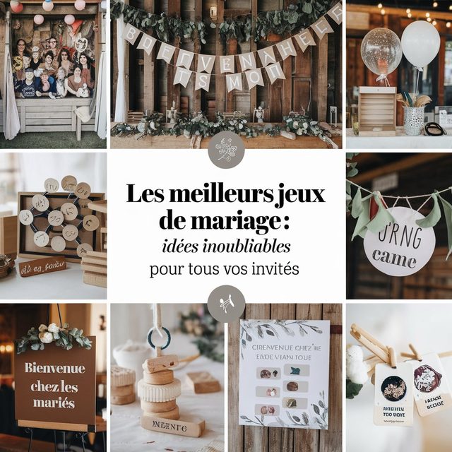 jeux de mariage fun – idées d’animations originales – Love & Live