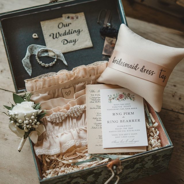 la boite à souvenir de mariage