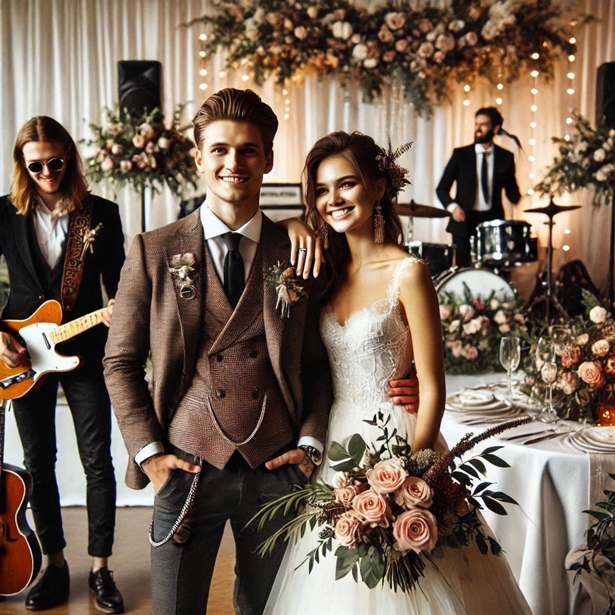 touche rock'n'roll pour un mariage