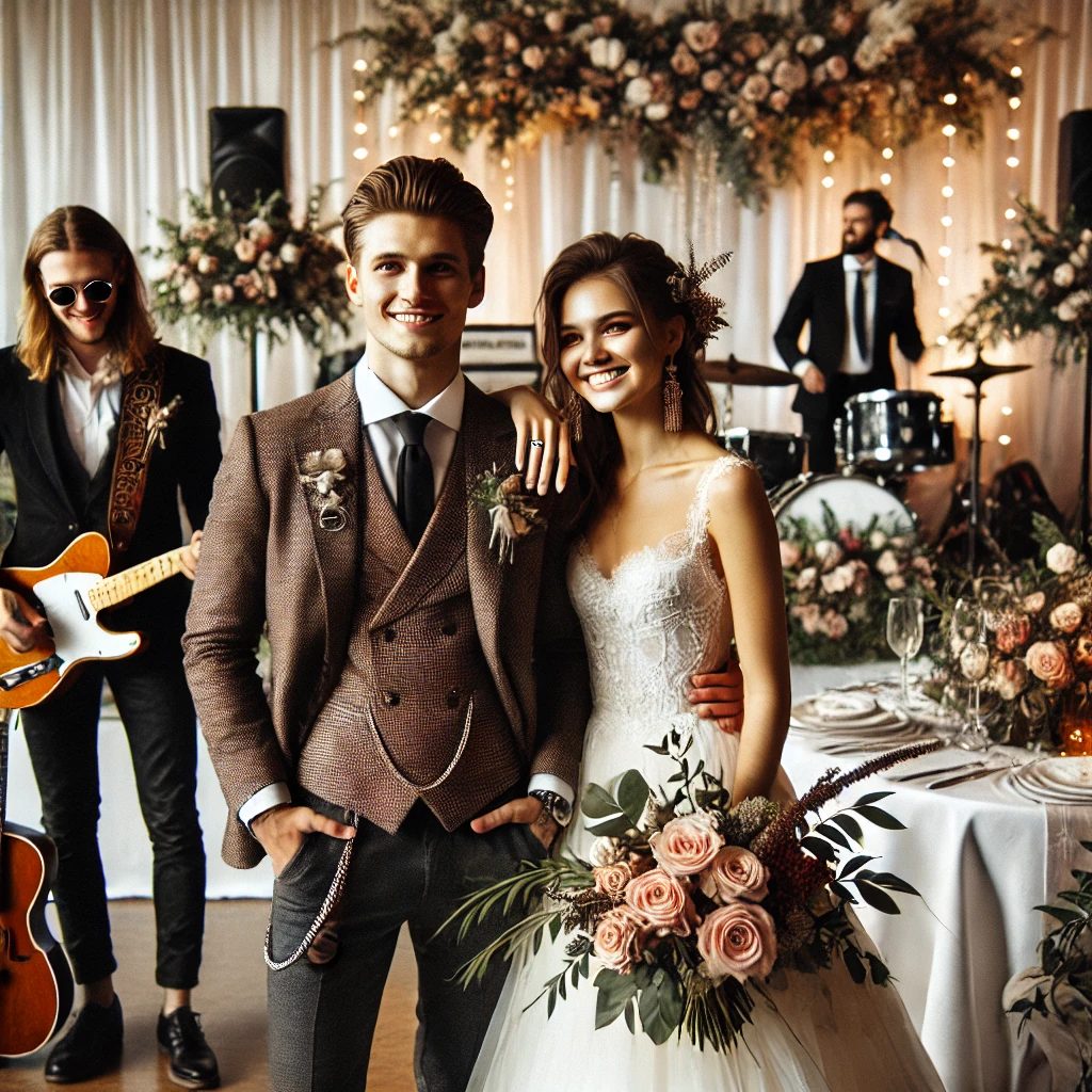 touche rock'n'roll pour un mariage