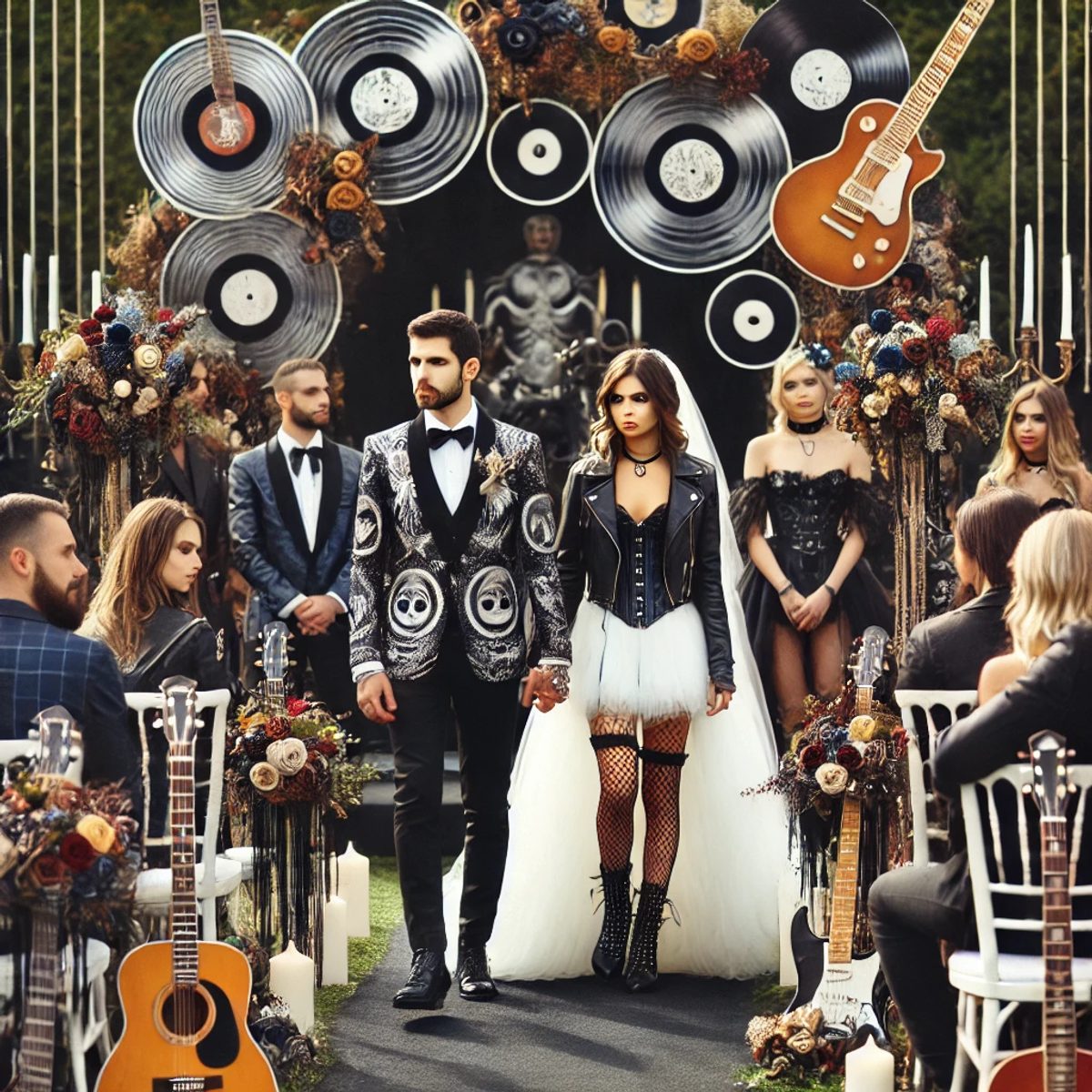 idee de ceremonie rock and roll pour un mariage