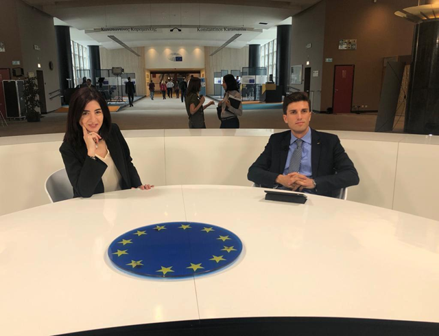 Conferenza stampa al Parlamento Europeo, Bruxelles 'Green Is Not Left', 21.06.2019