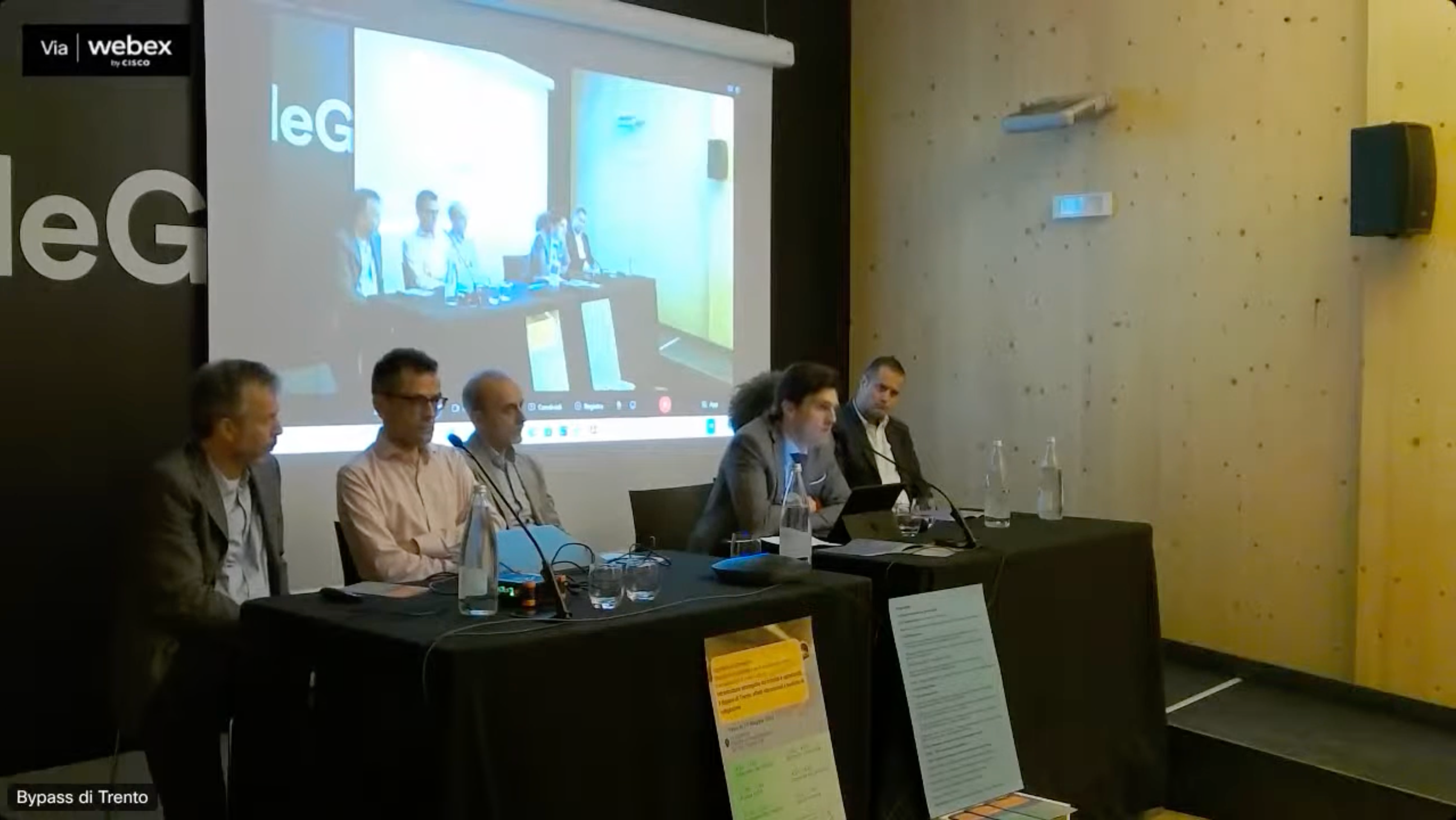 'Bypass Ferroviario' e moderazione conferenza inaugurale, 17.05.2024