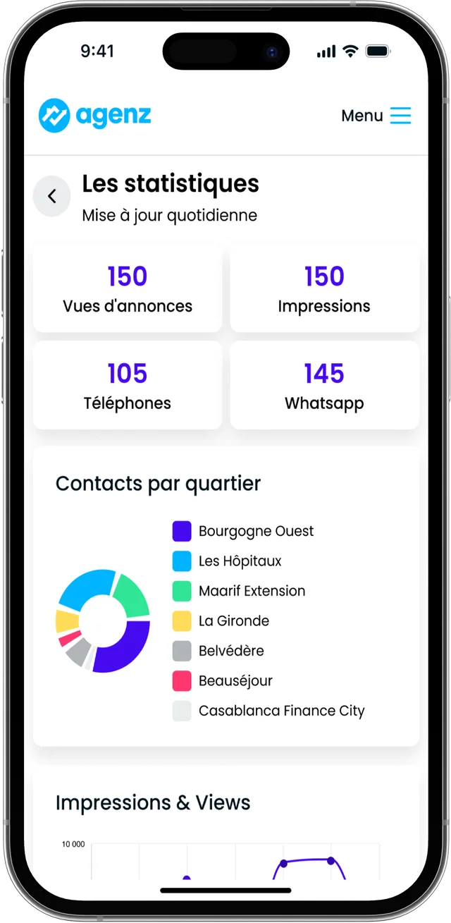 معاينة لتطبيق أجينز على الهاتف المحمول