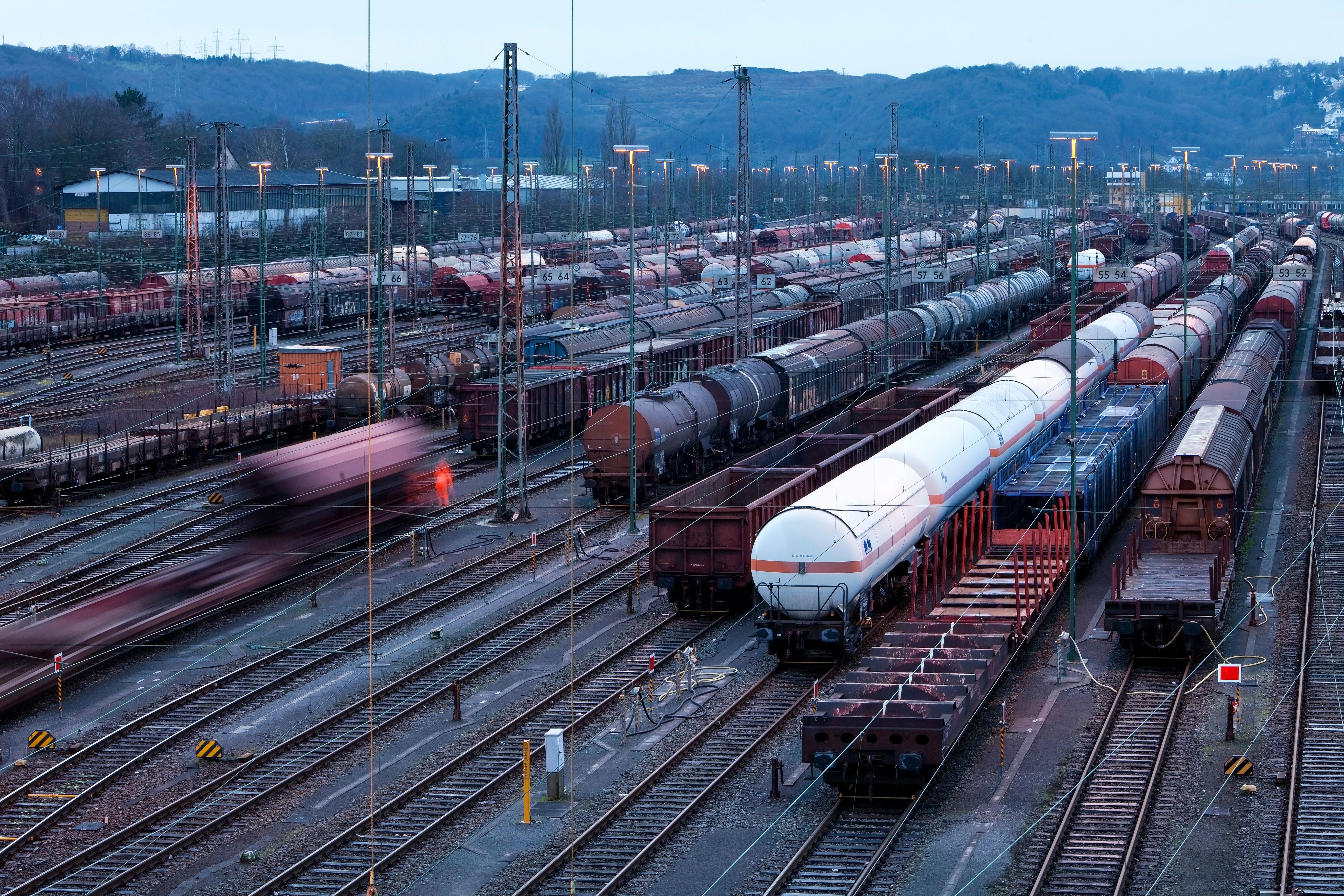 Freight trains in Germany