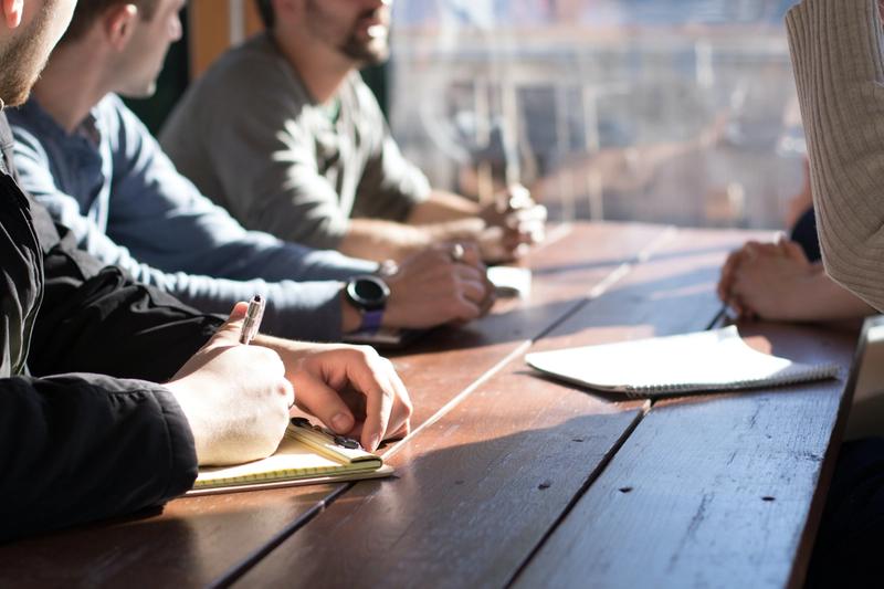 a team discussing a deed of company arrangement