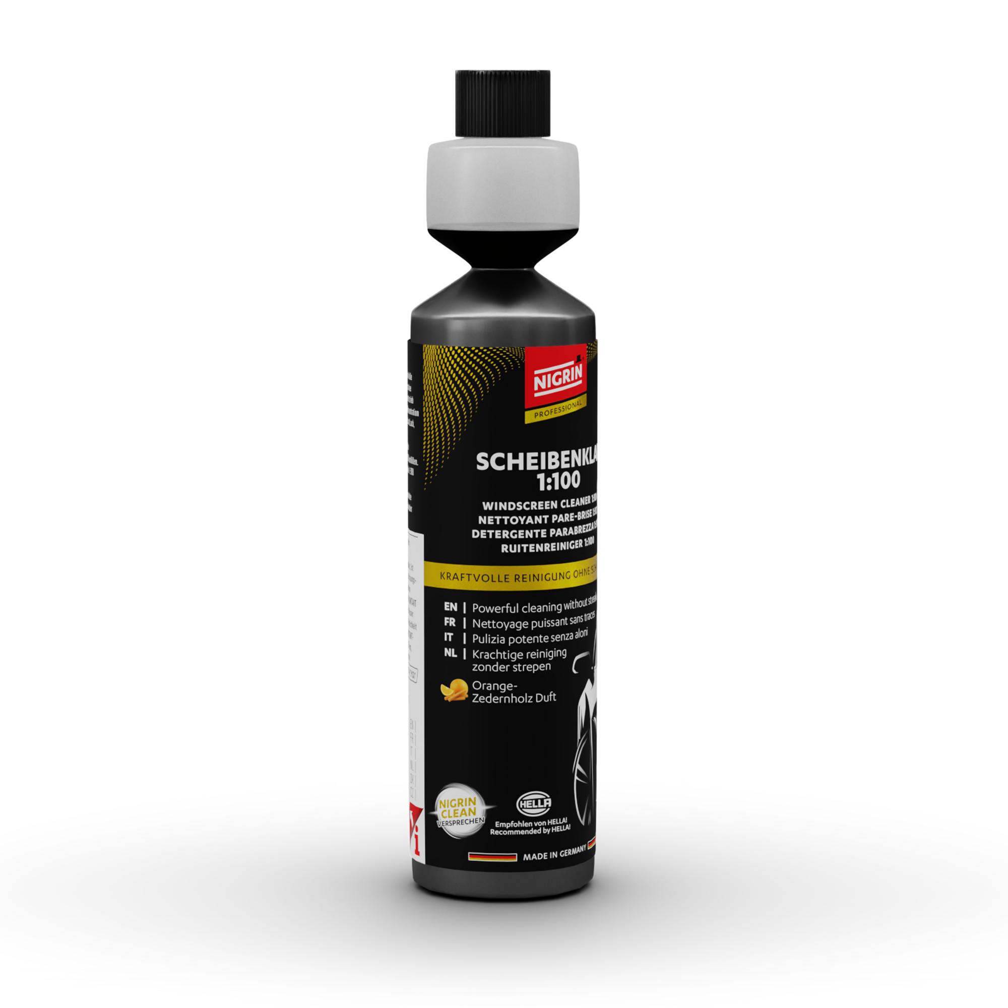 PROFESSIONAL Windshield Cleaner Concentrate 1:100 250 ml Orange