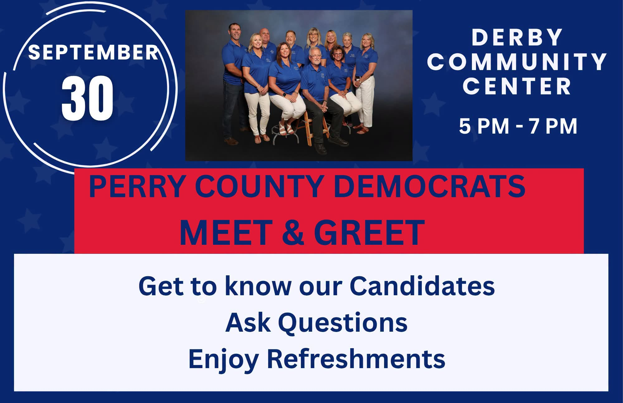 Perry County Democrats Meet & Greet in Derby event image