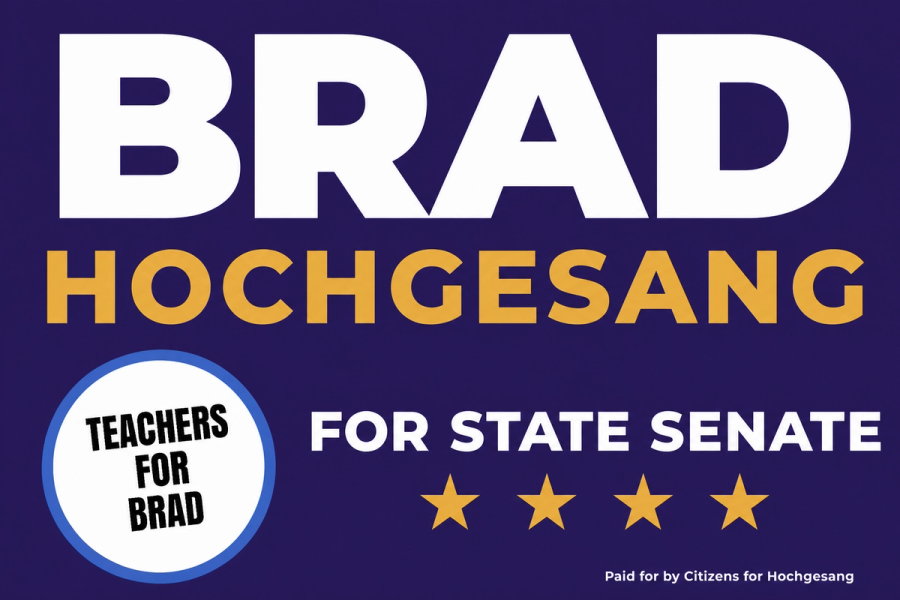 “Teachers for Brad” Yard Sign